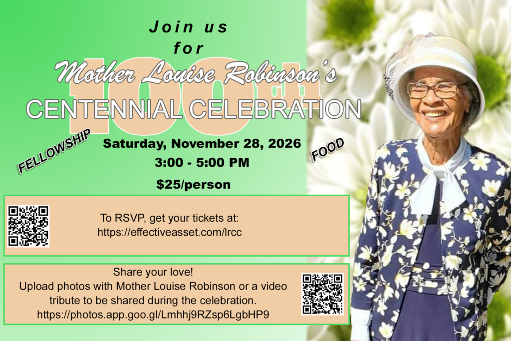 Mother Louise Robinson's Centennial Celebration